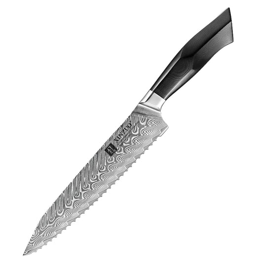 XINZUO Feng Series Damascus Bread Knife