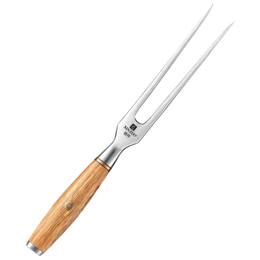 XINZUO Lan Series High Carbon Steel 6 inches Carving Fork