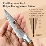 XINZUO Lan Series 73 Layers Damascus Powder Steel 3.5 inchs Paring Knife