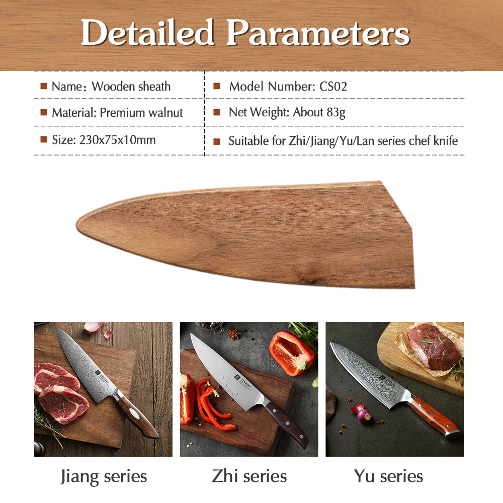 XINZUO Wooden Sheath for Chef Knife