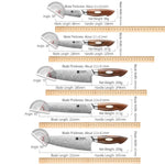 XINZUO 5-Piece 110 Layers Damascus Steel Kitchen Knife Set-Jiang Series