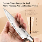 XINZUO Lan Series 3-layer Composite Steel 5 inches Utility Knife