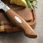 XINZUO 5.5 Inches 67 Layers Japanese AUS-10 Damascus Steel Utility Knife-Jiang Series