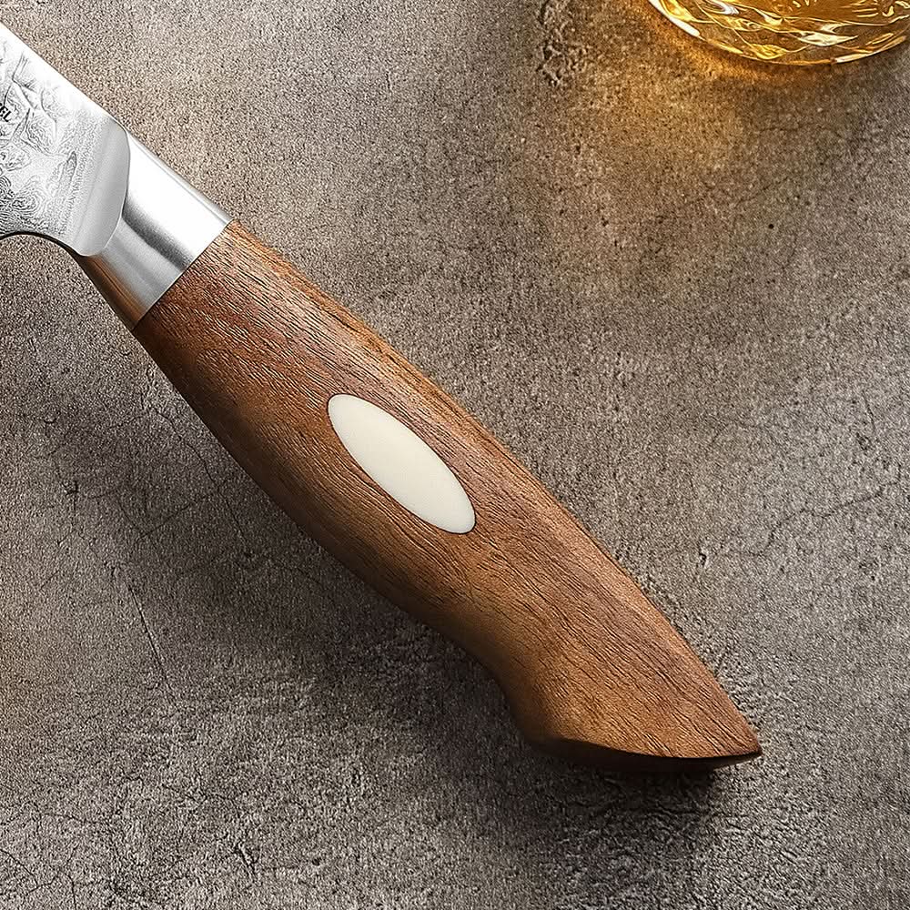 XINZUO 7 Inches 67 Layers Japanese AUS-10 Damascus Steel Multipurpose Knife-Jiang Series