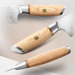 XINZUO Lan Series 3-layer Composite Steel Santoku Knife