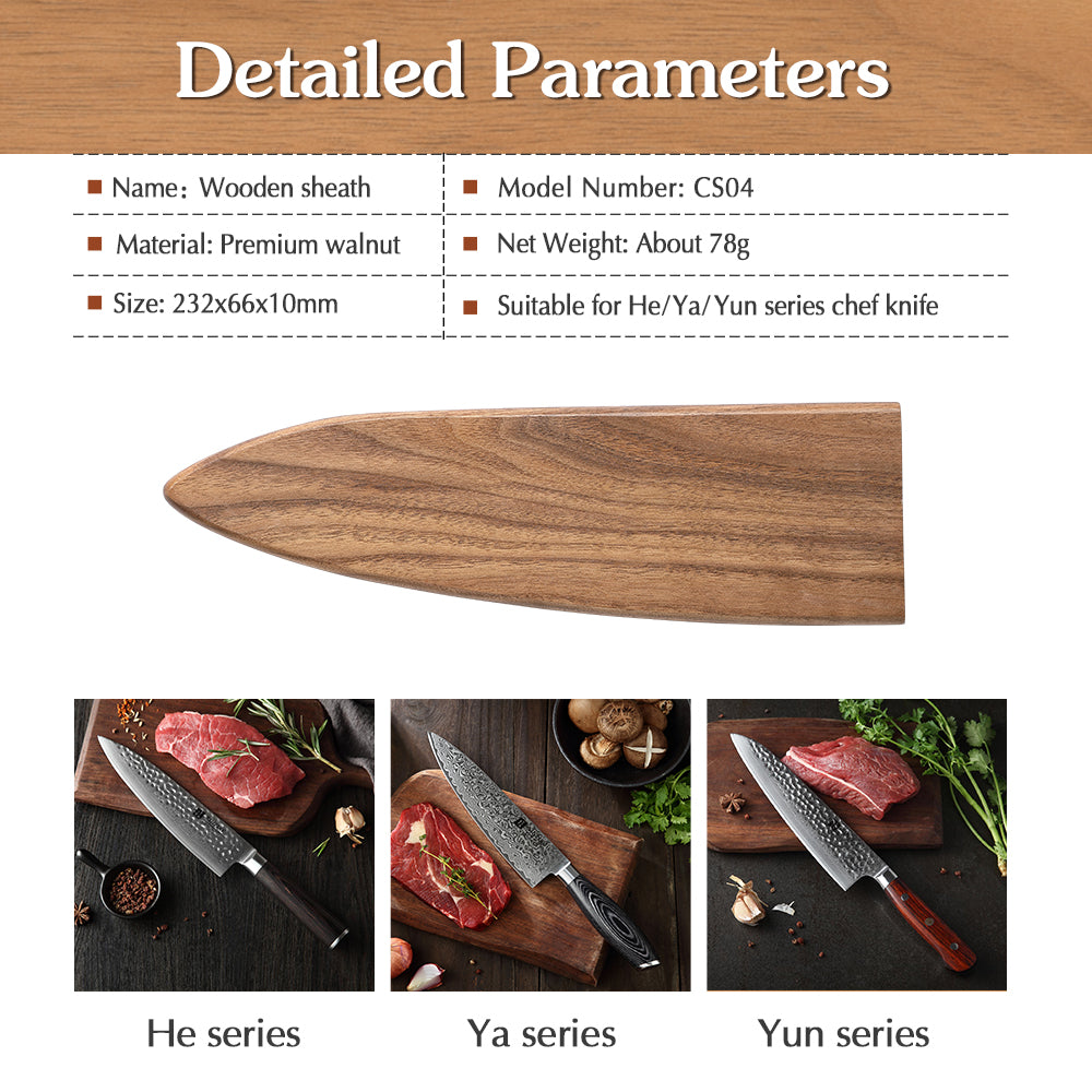 XINZUO Wooden Sheath for Chef Knife