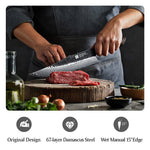 XINZUO Customized 67 Layers Damascus Steel 10.2 Inches Chef Knife Hardness 60±2HRC Household Kitchen Knife