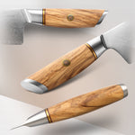 XINZUO Lan Series 73 Layers Damascus Powder Steel 5PCS Knife Set