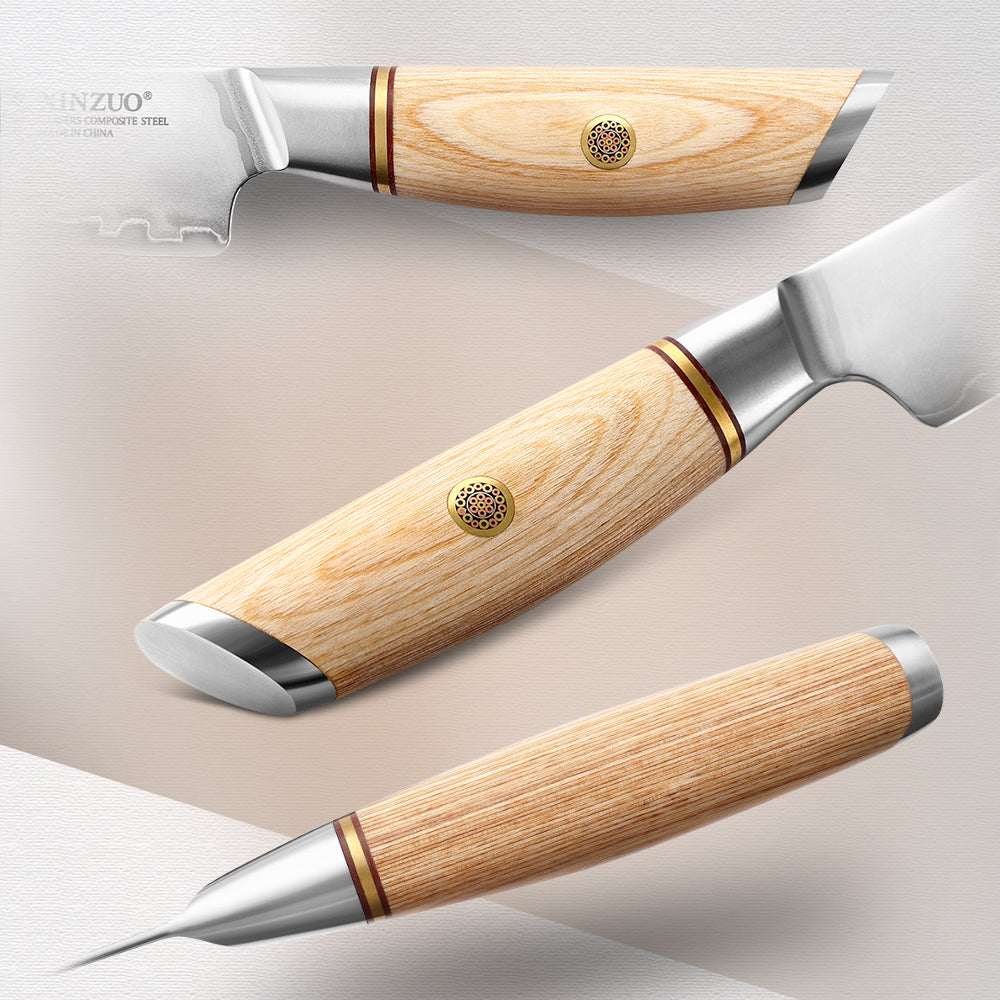 XINZUO Lan Series 3-layer Composite Steel 5 inches Utility Knife
