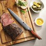XINZUO Xing Series 10.2 Inches Carving Knife – 73-Layer Damascus Powder Steel, Michelin Star Collaboration, Sustainable Packaging, All-Purpose Culinary Tool