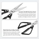XINZUO 1PC Multifunctional Kitchen Knife 14C28N Stainless Steel Hardness 56-58HRC