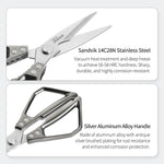 XINZUO 1PC Kitchen Knife Multifunctional & Innovative Design 14C28N Stainless Steel Aluminum Alloy Handle