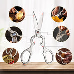 XINZUO 7-Piece 67 Layers Damascus Steel Kitchen Knife Set with Block and Kitchen Scissor-Ya Series