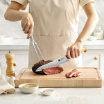 XINZUO Professional Carving Knife - Triple-Layer Composited Steel with Olive Wood Handle, Razor Sharp & Ergonomic Design-PIN Series