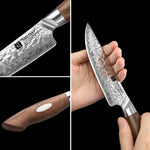 XINZUO 67 Layers Japanese AUS-10 Damascus Steel Steak Knife-Jiang Series
