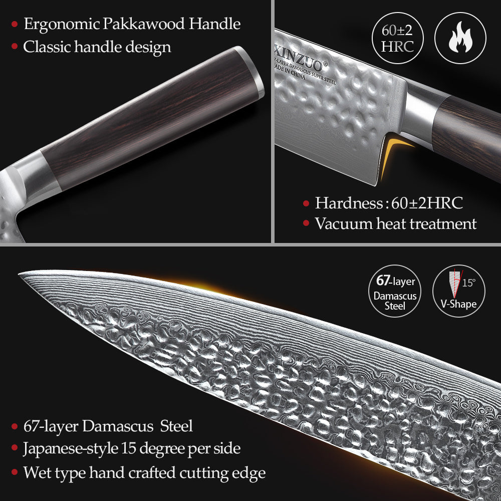 XINZUO HE SERIES 8 inch Chef Knife