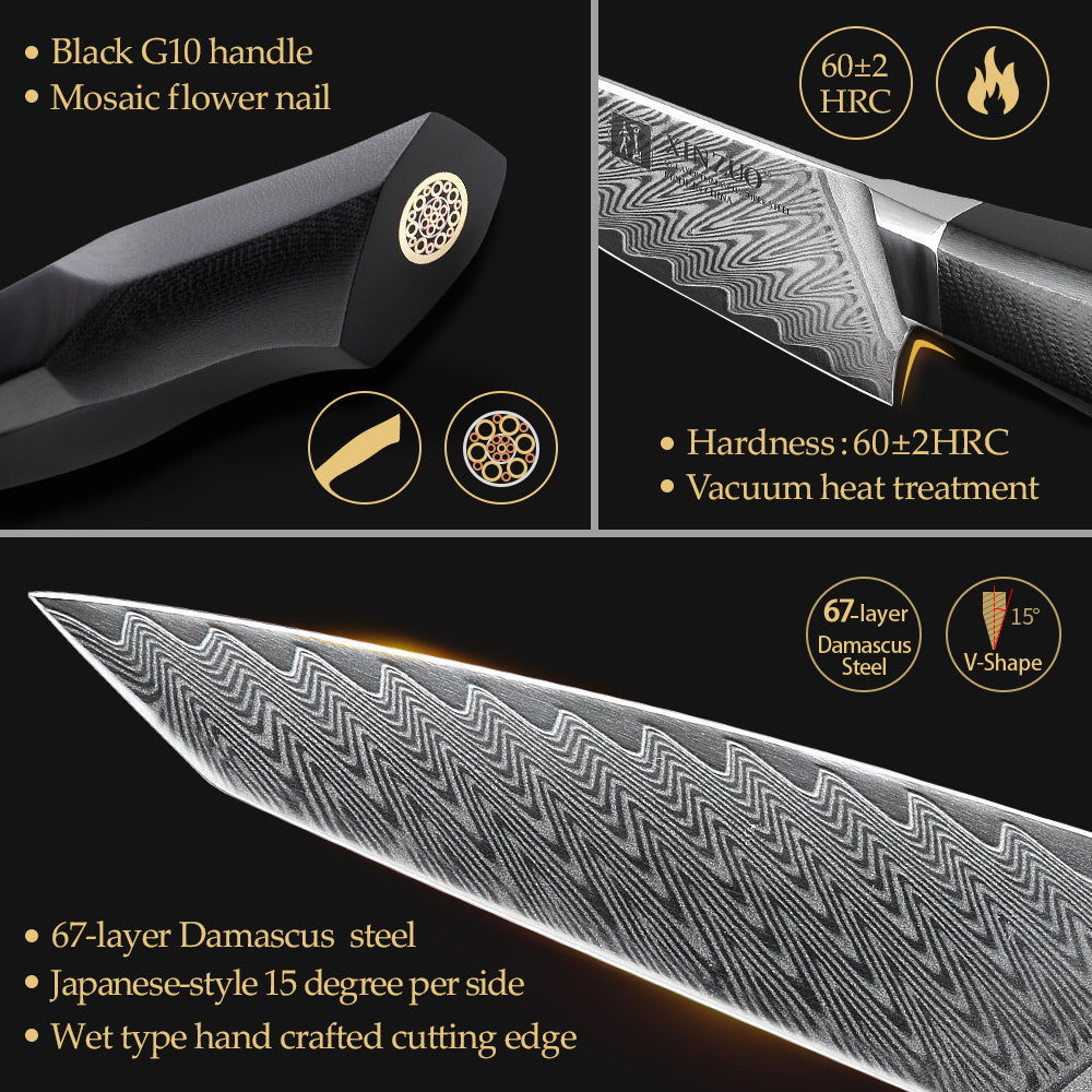 XINZUO  FENG SERIES 5'' inch Utility Knife