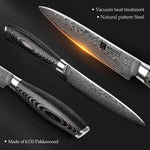 XINZUO 5 Inch 67 Layers Damascus Steel Utility Knife-Ya Series