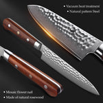XINZUO YUN DAMASCUS SERIES 6'' inch Utility Knife