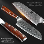 XINZUO YU SERIES 7'' Inch Santoku Knife