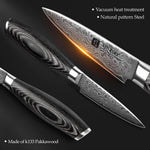XINZUO 3.5 Inch 67 Layers Damascus Steel  Paring knife-Ya Series
