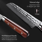 XINZUO YUN DAMASCUS SERIES 8' inch Bread Knife