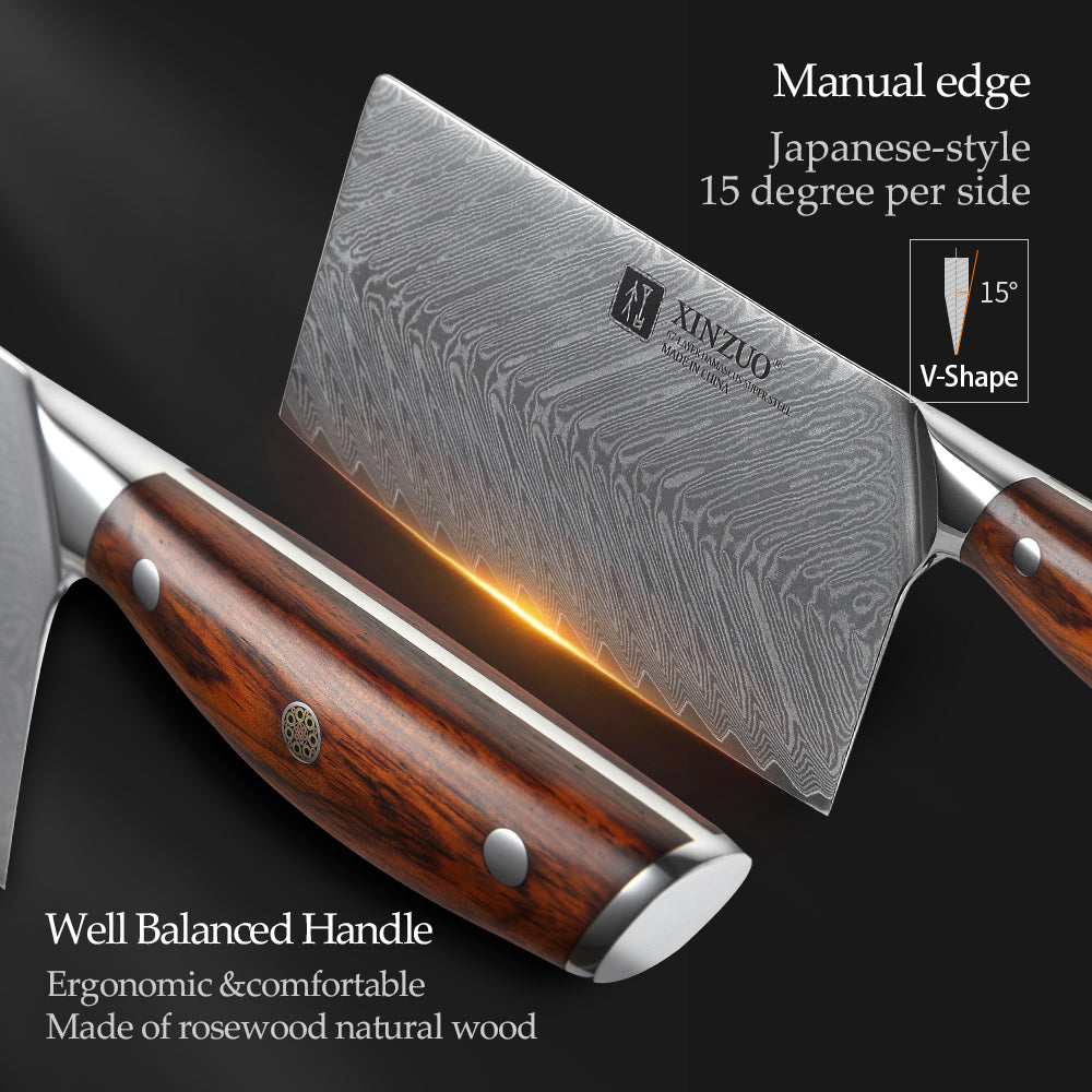 XINZUO YI SERIES  7 '' inch Meat Cleaver Knife