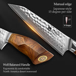 XINZUO FENG STRIA HAMMER DAMASCUS SERIES 5'' inch Utility Knife