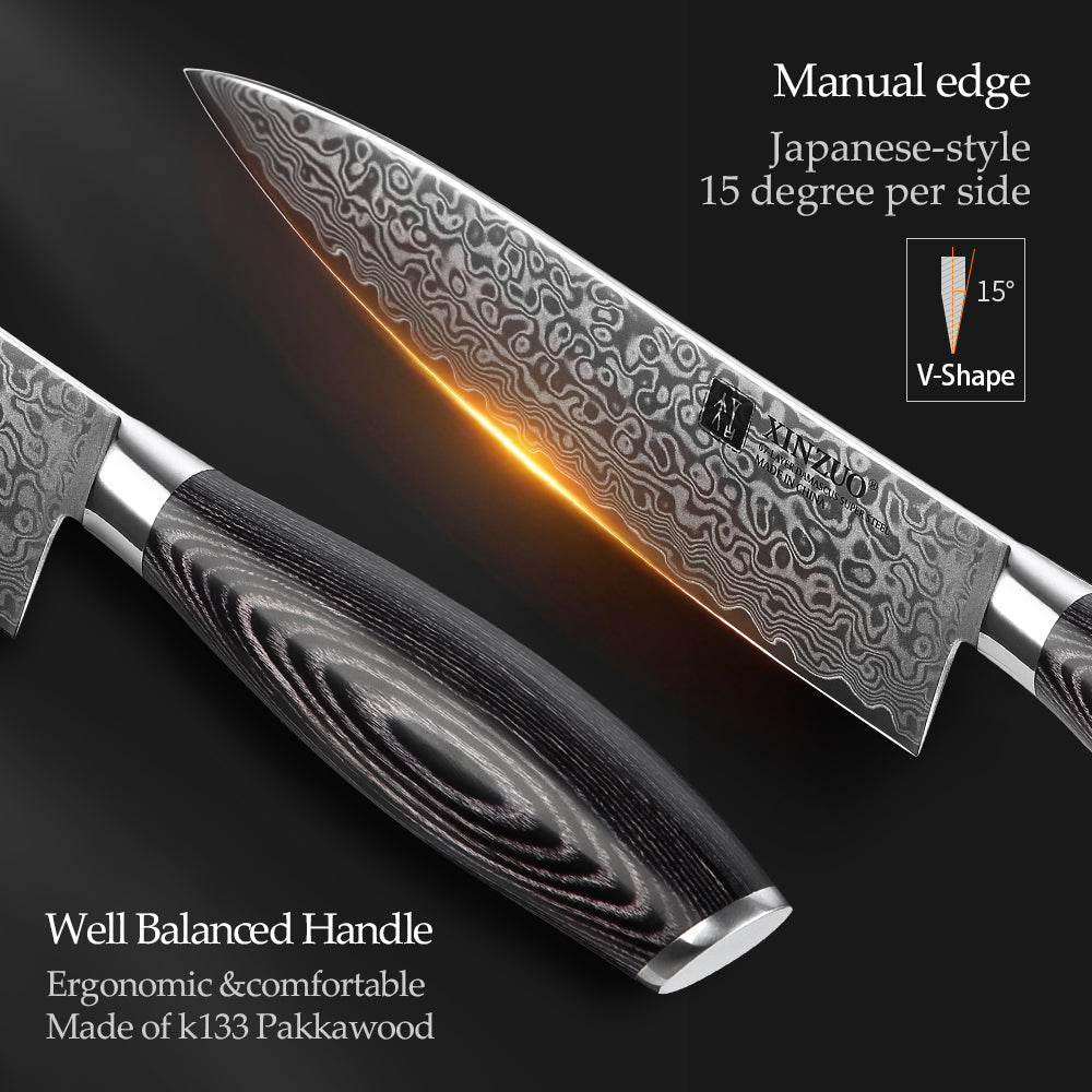 XINZUO 8 Inch 67 Layers Damascus Steel Kitchen Knife/Chef Knife-Ya Series