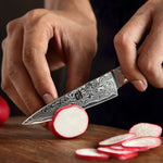XINZUO 3.5 Inch 67 Layers Damascus Steel Paring knife-Ya Series