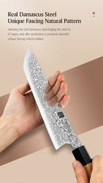 XINZUO PM8 Series 67 Layers Damascus Powder Steel Sakumira Knife 8.5 inches