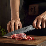 XINZUO 8 Inch 67 Layers Damascus Steel Carving Knife -Ya Series