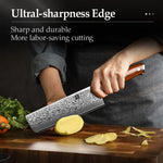 XINZUO YU SERIES 7.3'' Inch Nakiri Knife