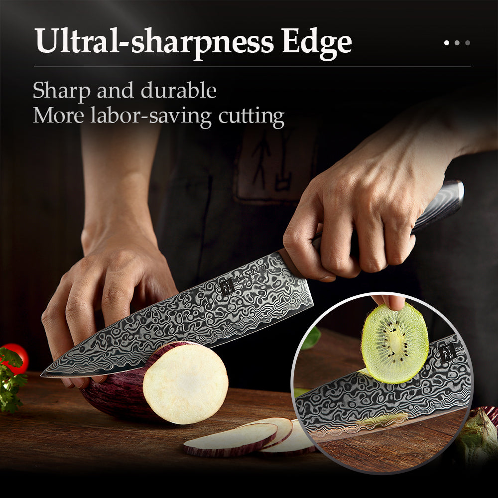 XINZUO 8 Inch 67 Layers Damascus Steel Kitchen Knife/Chef Knife-Ya Series