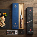 XINZUO Forged Carving Fork/Meat Fork/Dual-Prong Carving & BBQ Fork-Jiang Series