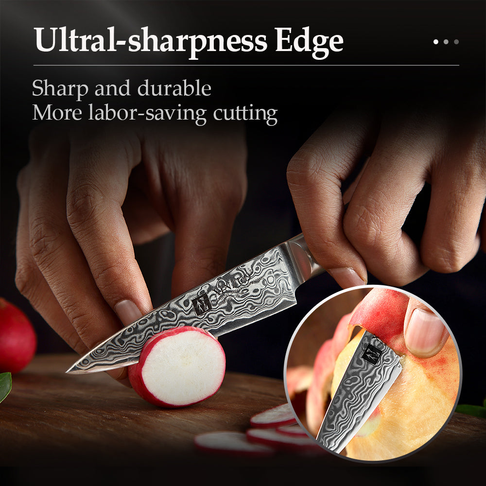 XINZUO 3.5 Inch 67 Layers Damascus Steel  Paring knife-Ya Series