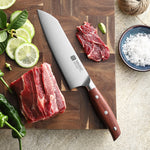 XINZUO Sharp And Durable Santoku Knife 440C Steel Core Hardness 60±1HRC