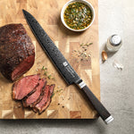 XINZUO 67-Layer Damascus 10" Slicing Knife – Carve with Confidence & Grace