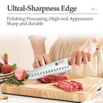 XINZUO Durable And Sharp 7.1 Inches Santoku Knife Japanese Kitchen Knife Hardness 56-58 HRC - A Good Choice for Gifts