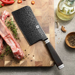 XINZUO Ji Series 67 Layers Damascus Steel Bone Chopper Knife 7Cr17MoV Steel Core Razor Sharp Kitchen Knife