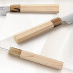 XINZUO Paring Knife Aogami No.2 Composite Steel, 3-Layer Sanyo Riki Blade 62-64HRC, Japanese Kitchen Knife