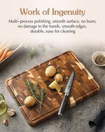 XINZUO Acacia Wood Cutting Board for Kitchen End Grain Cutting Board