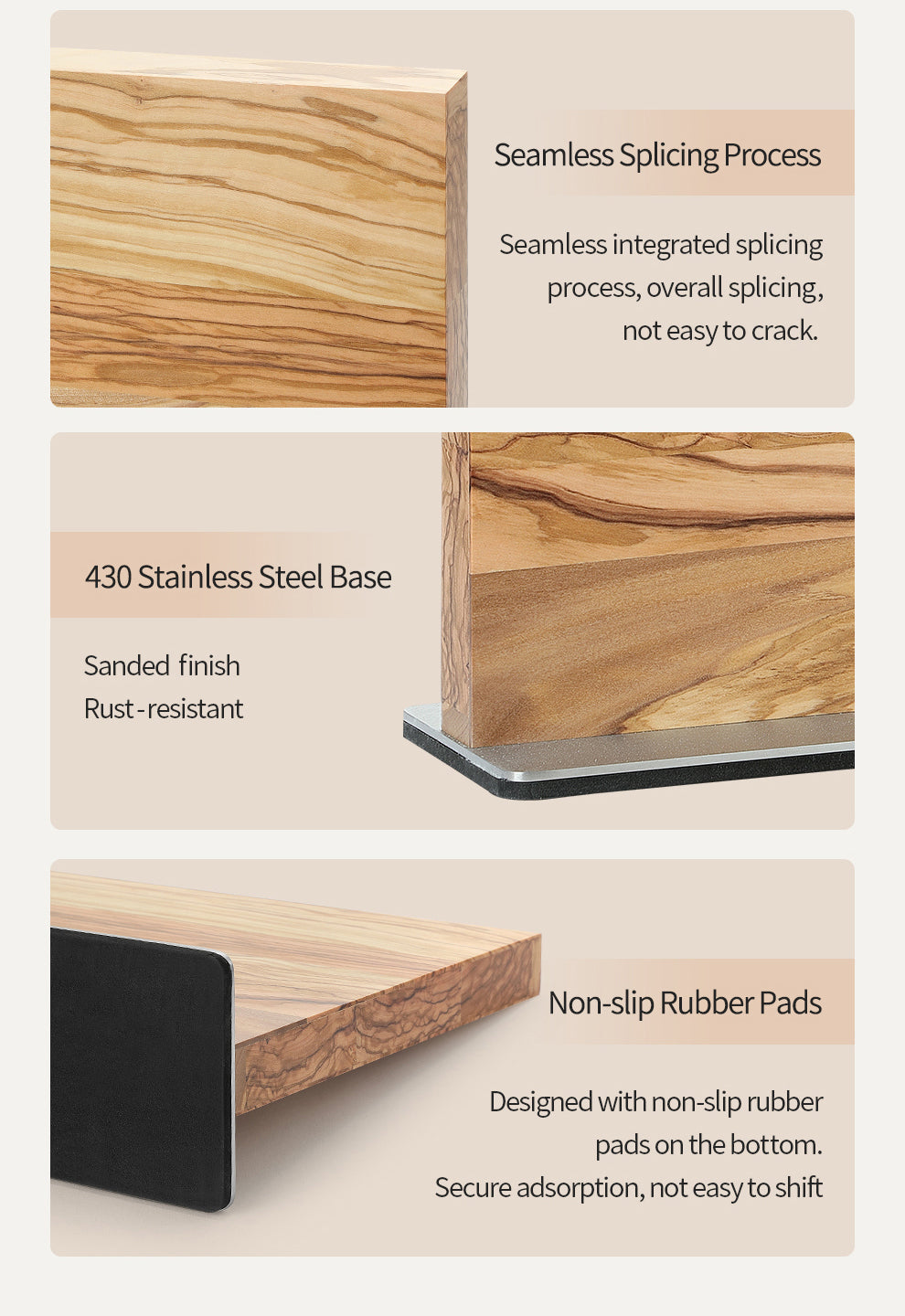 XINZUO Dual-Sided Magnetic Knife Holder | 2X Storage & Rust-Proof Design