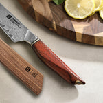 XINZUO Xing Series 10.2 Inches Carving Knife – 73-Layer Damascus Powder Steel, Michelin Star Collaboration, Sustainable Packaging, All-Purpose Culinary Tool