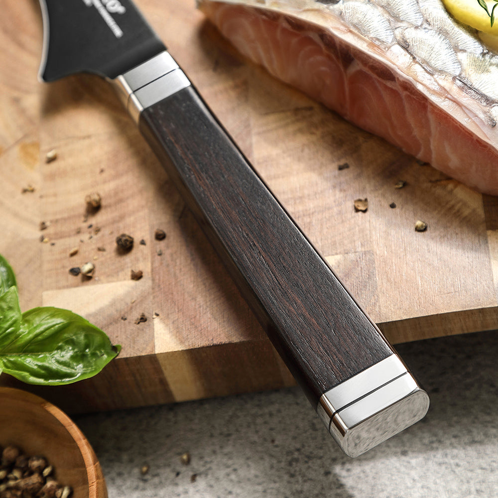 XINZUO Professional Fillet Knife, 67-layers Damascus Super Steel，Ergonomic Non-Slip Handle, Sharp Cutting Knife for Deboning Fish & Slicing Seafood