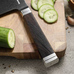 XINZUO Ji Series Chinese Cleaver Knife,7.1 Inches Kitchen Knife,High Hardness 60±2HRC,Cut Vegetable&Meat