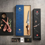 XINZUO 6 Inches 67 Layers Japanese AUS-10 Damascus Steel Boning Knife-Jiang Series