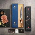 XINZUO 7 Inches 67 Layers Japanese AUS-10 Damascus Steel Multipurpose Knife-Jiang Series