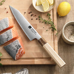 XINZUO Professional 7.1-inch Handmade Japanese Bunka Knife,Aogami No.2 Carbon Steel 3-Layer Composite Blade