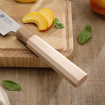 XINZUO 5.5 Inches Kitchen Utility Knife, Japanese Aogami #2 Steel, 62-64HRC, Ergonomic Octagonal Handle, Exquisite Gift-Ready Packaging